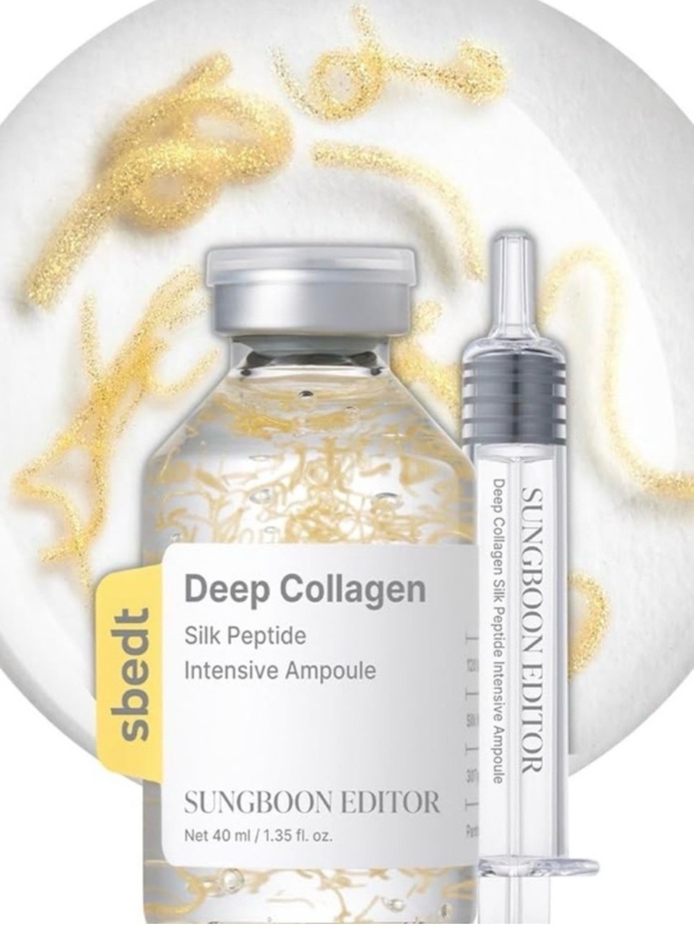 Deep Collagen Silk Peptide Intensive Ampoule - Gold